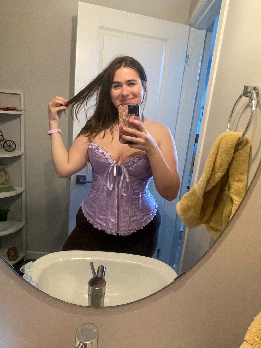 Lavender lilac corset: worn once